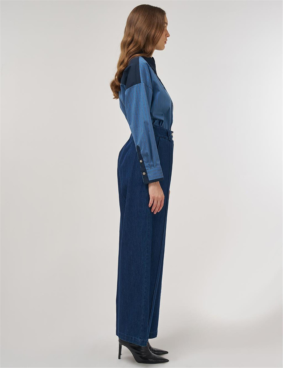 Marine Fit Denim Pantolon Siyah