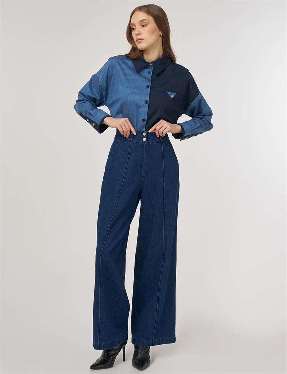 Marine Fit Denim Pantolon Siyah