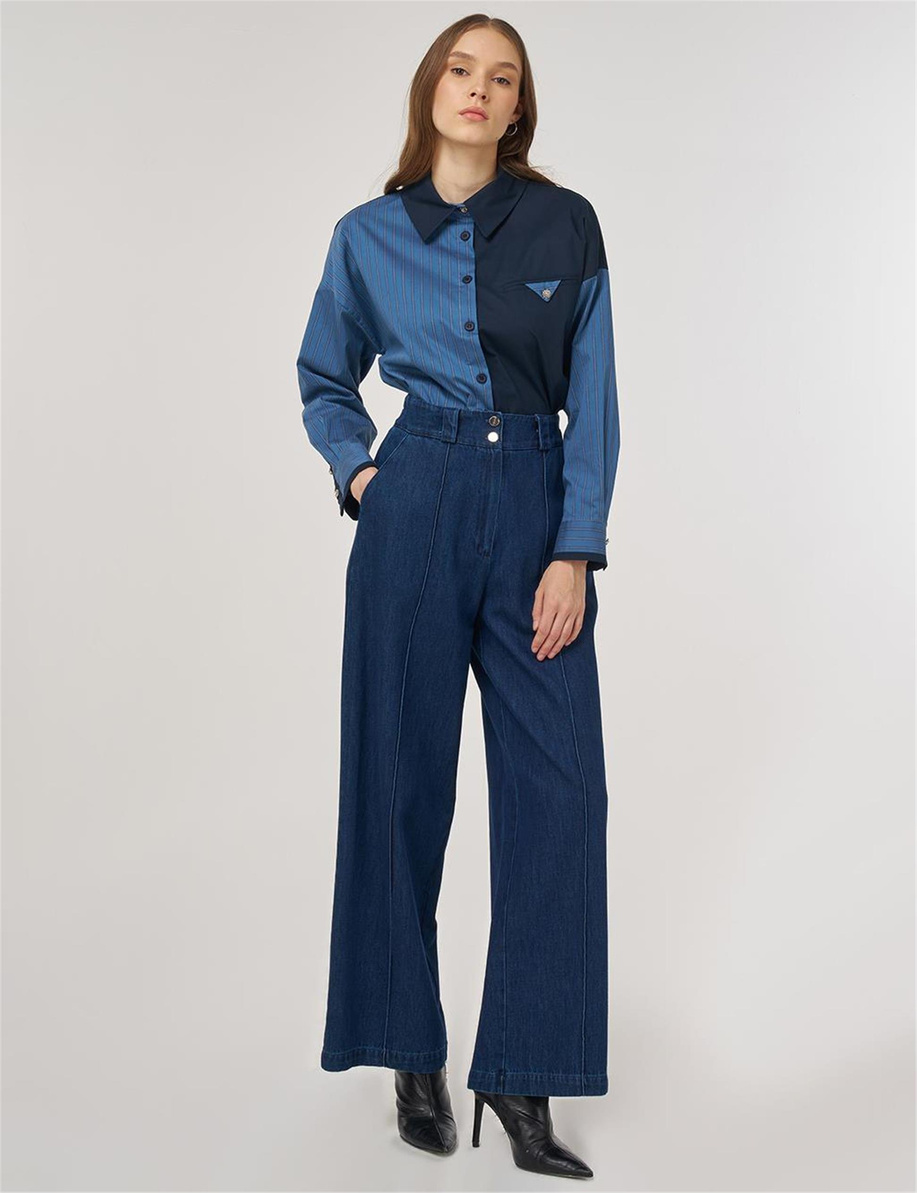 Marine Fit Denim Pantolon Siyah