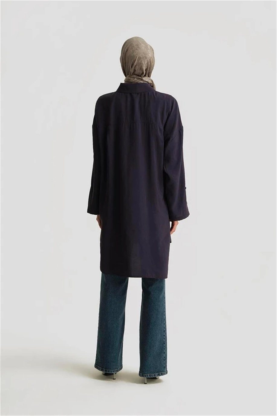 Modal Basic Tunik Lacivert