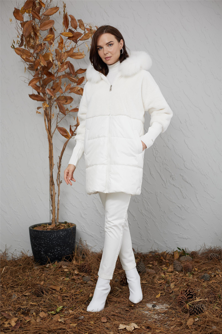 Mood Basıc Ekru Mont