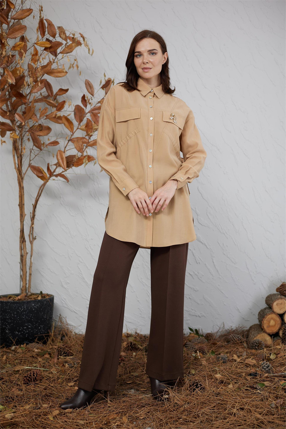 Mood Basıc Kahve Pantolon