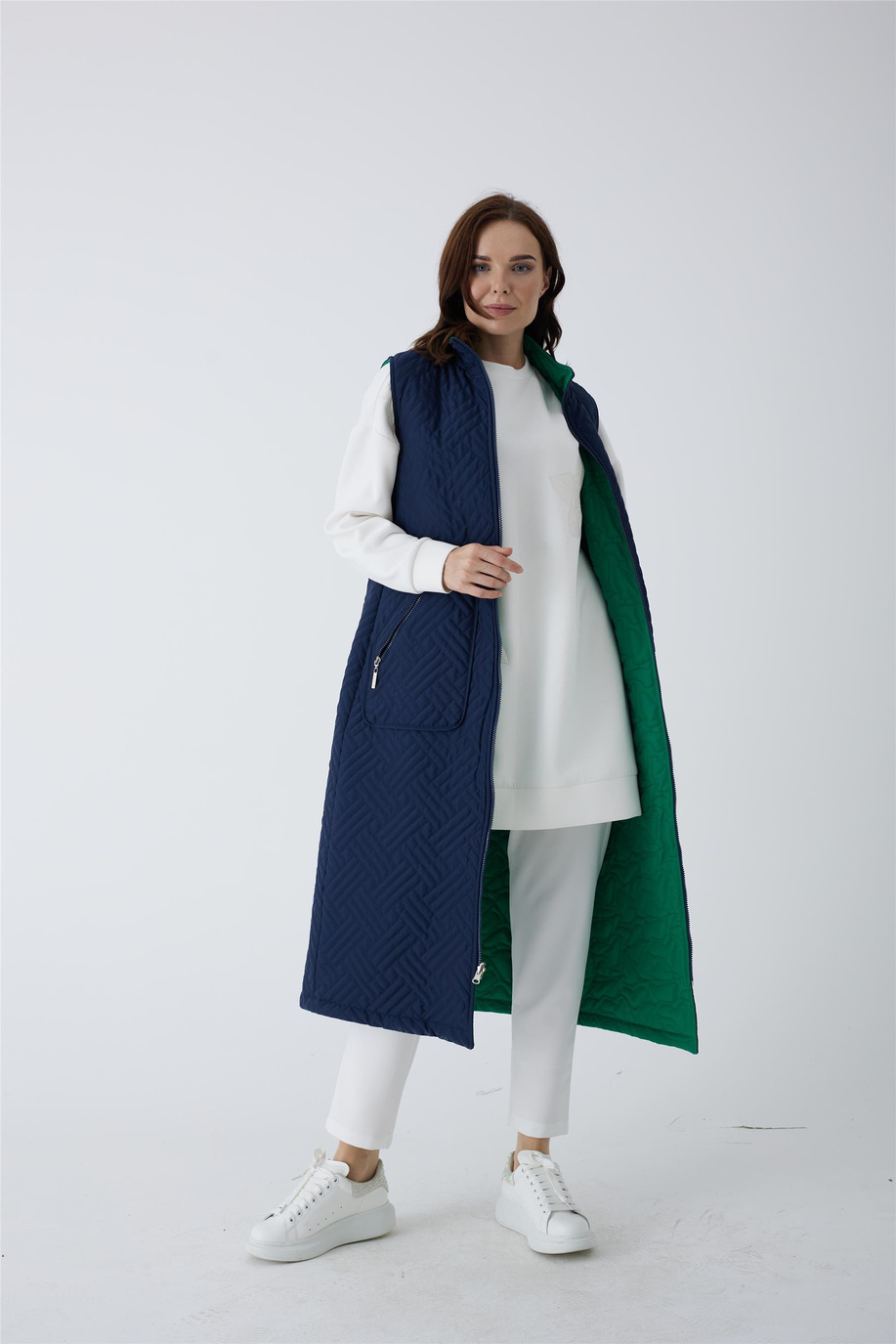 Mood Basıc Lacivert Yelek