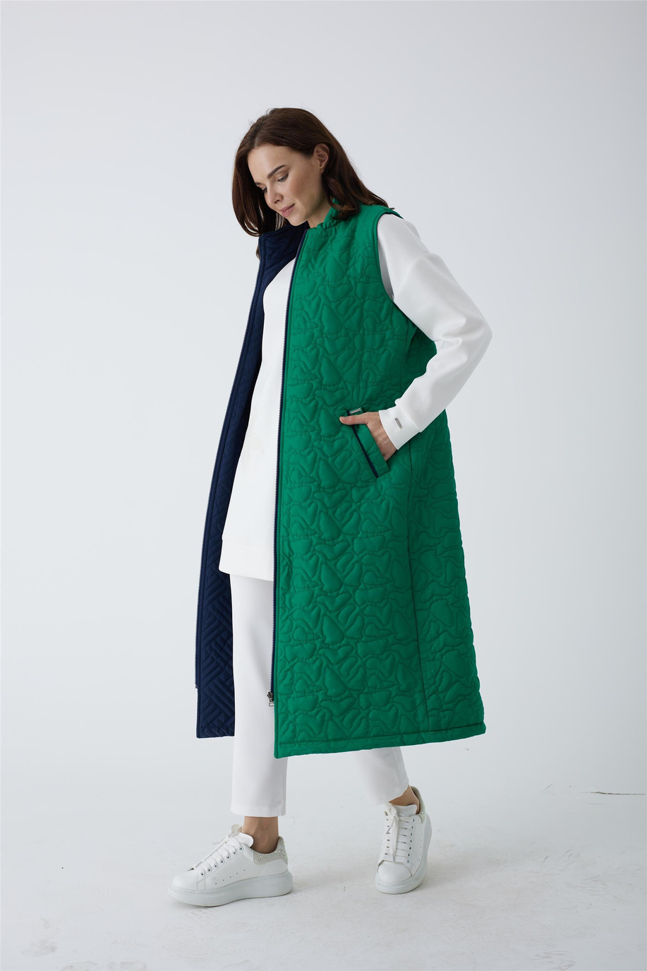 Mood Basıc Lacivert Yelek