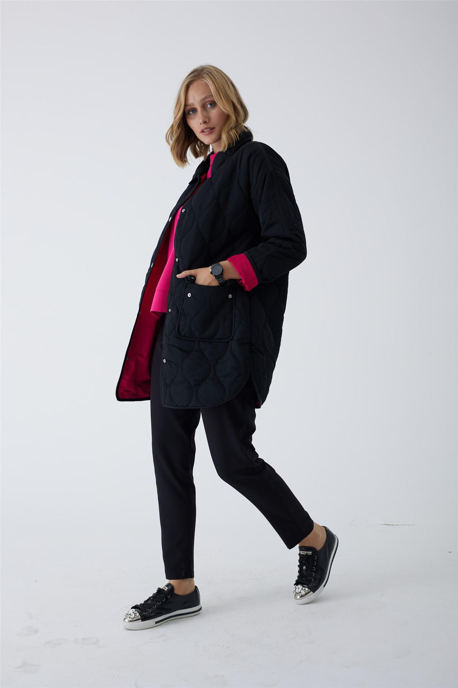 Mood Basıc Siyah Mont