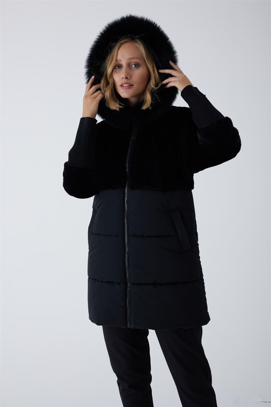 Mood Basıc Siyah Mont