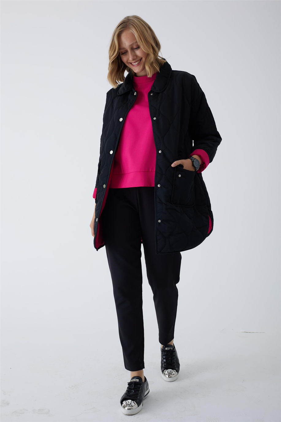 Mood Basıc Siyah Mont