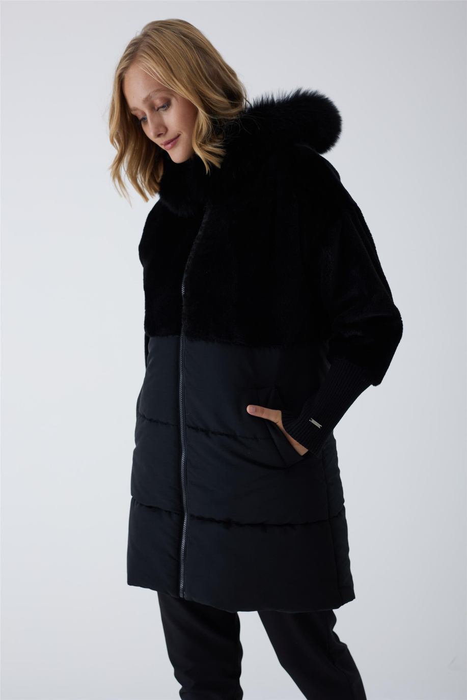 Mood Basıc Siyah Mont