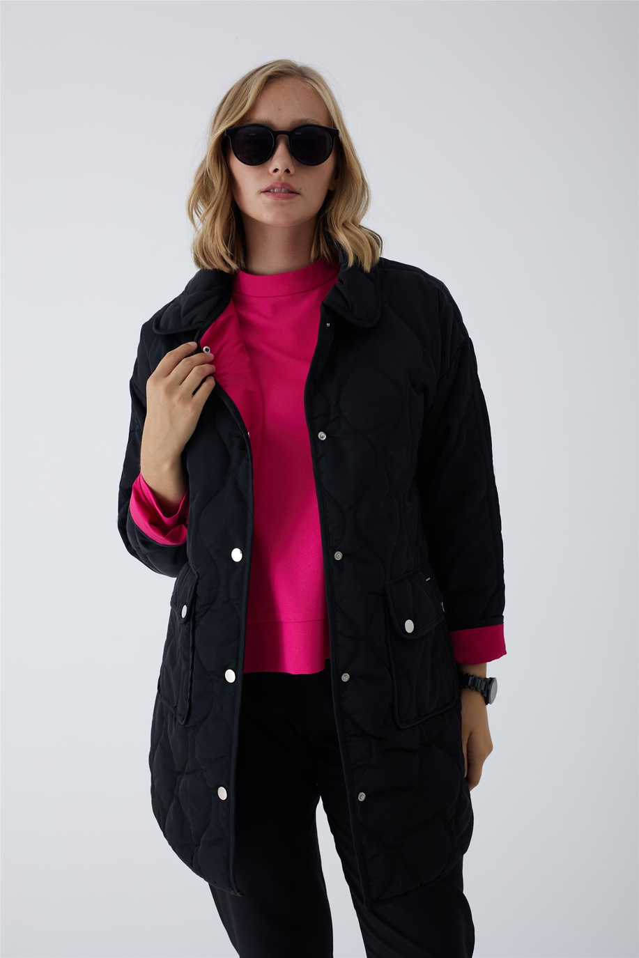 Mood Basıc Siyah Mont