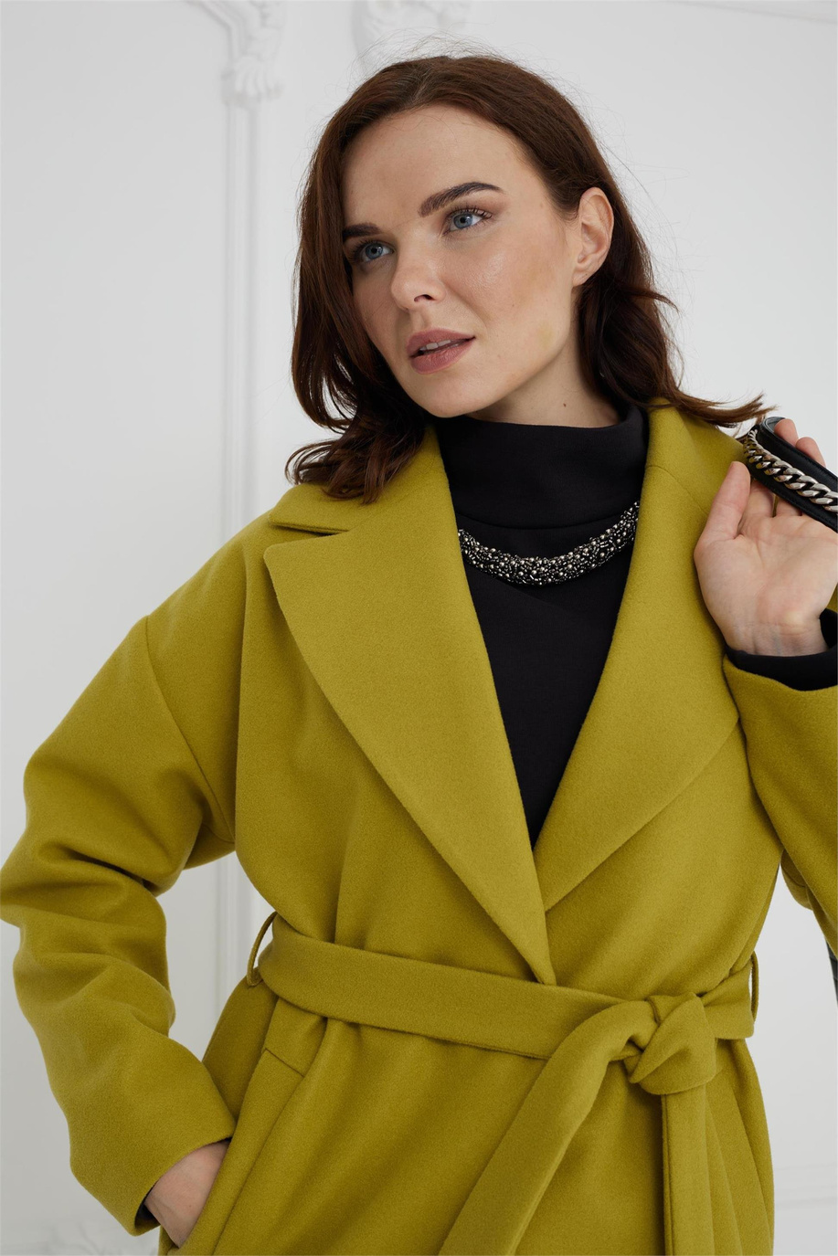 Mood Basıc Yağ Yeşili Kaban