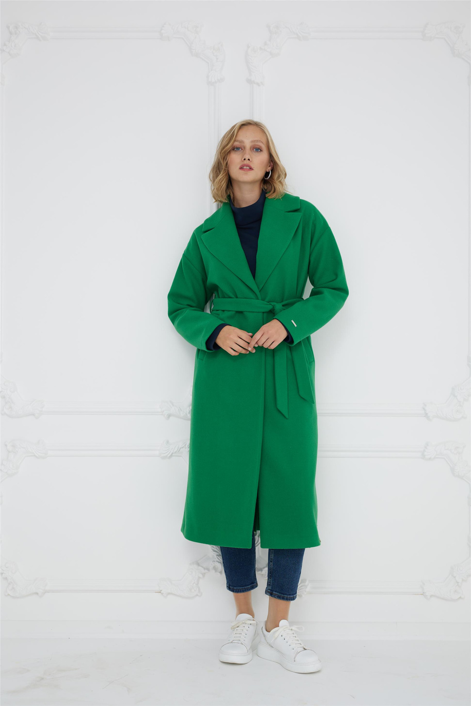 Mood Basıc Yeşil Kaban