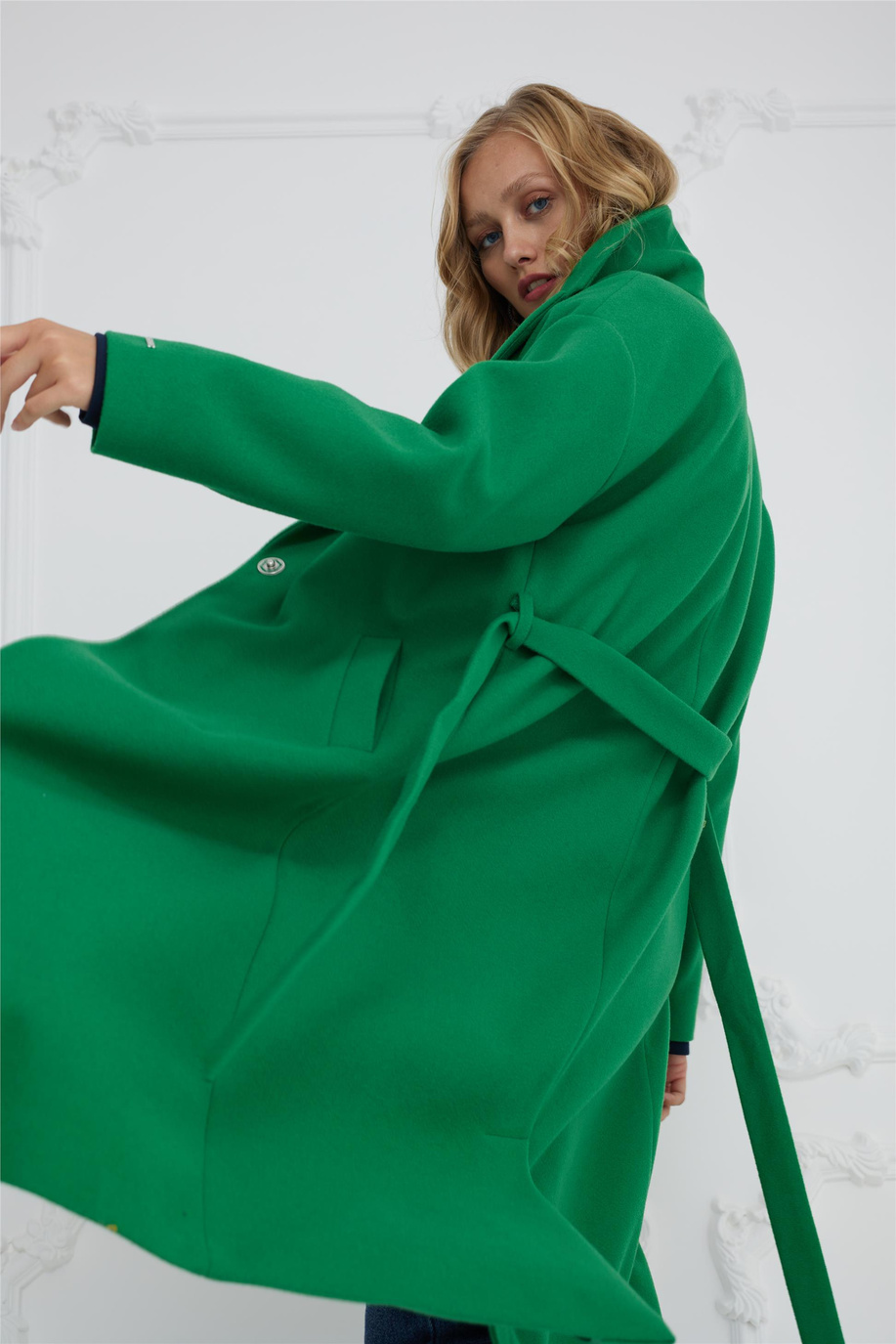 Mood Basıc Yeşil Kaban