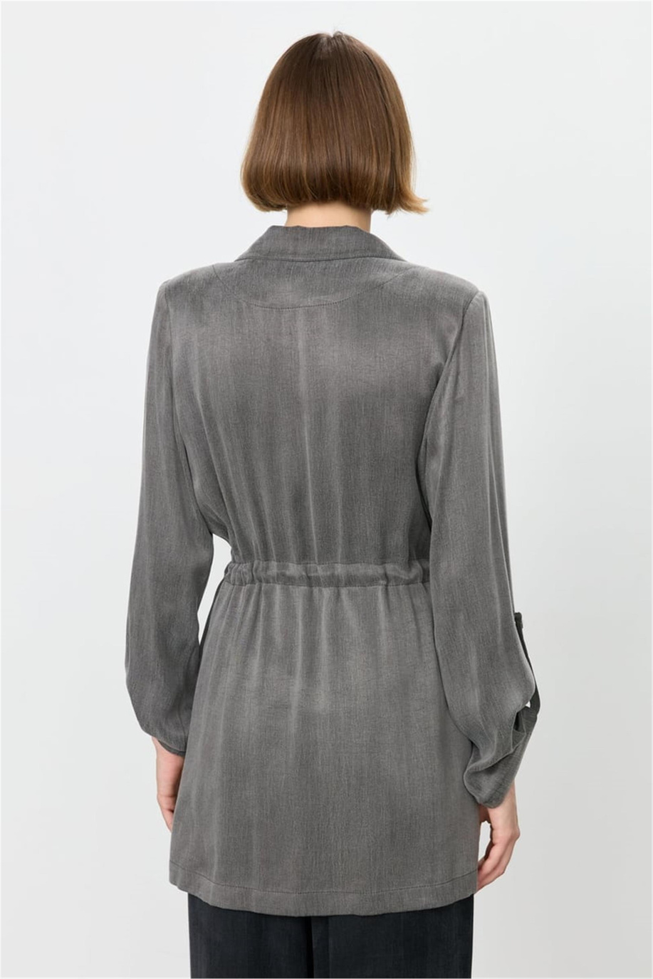 Nihan Ceket Füme - 251CK4287NH.1