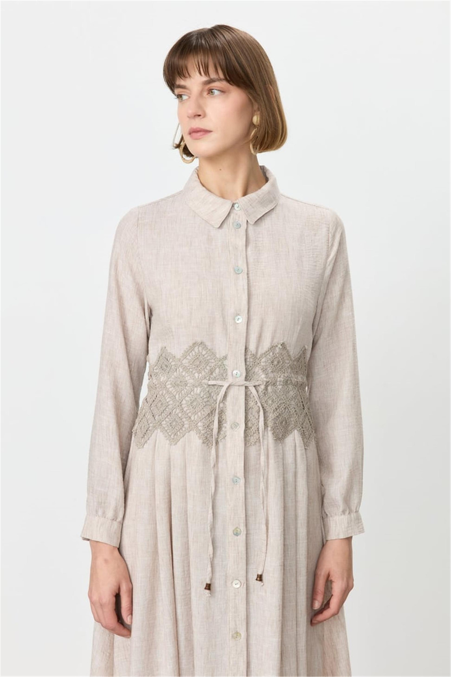 Nihan Elbise Açık Kahve - 251EL3045NH.1