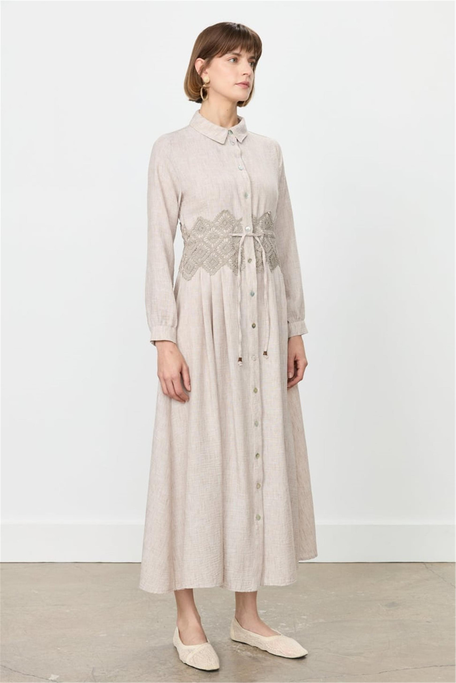 Nihan Elbise Açık Kahve - 251EL3045NH.1