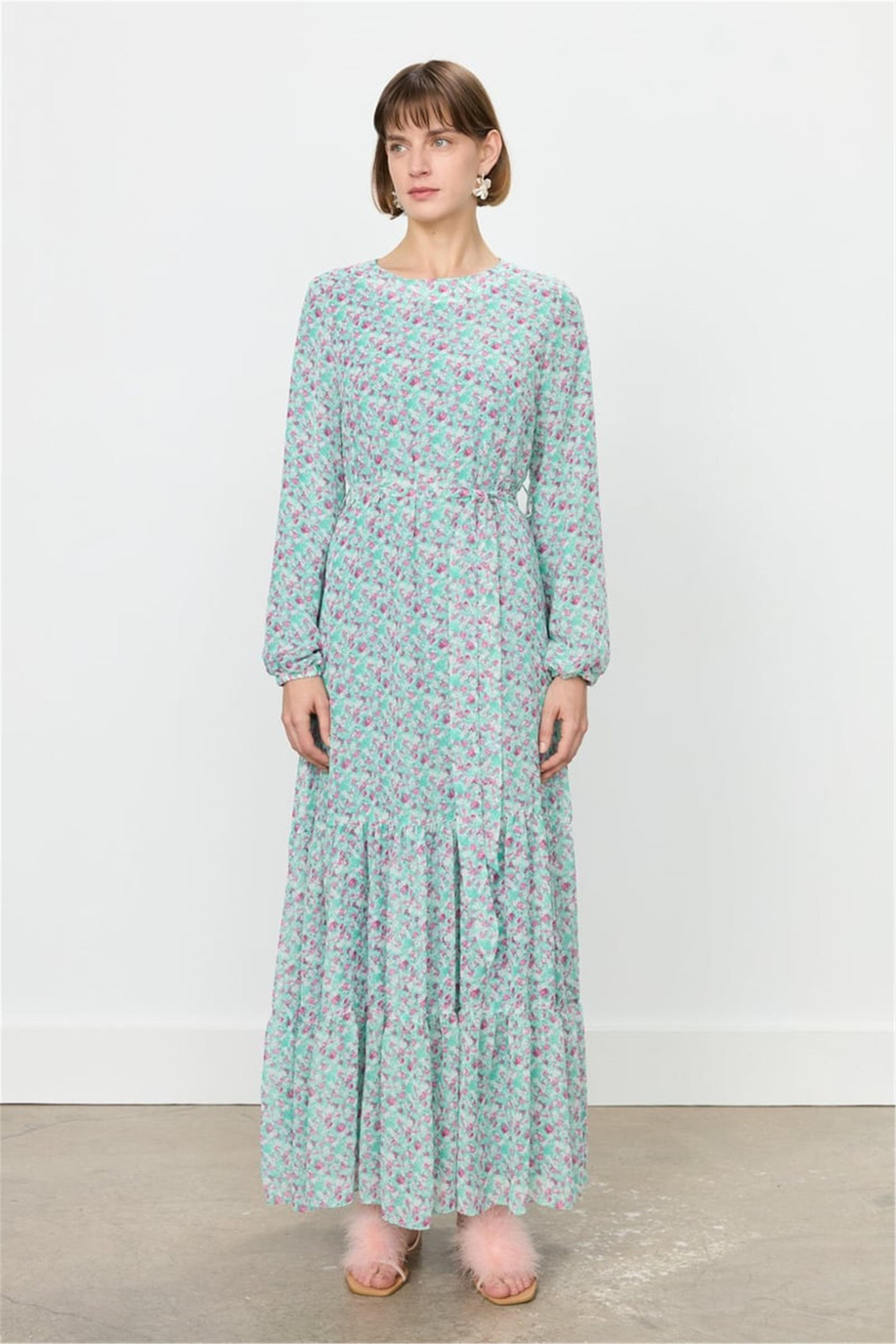 Nihan Elbise Su Yeşili - 251EL4327NH.1