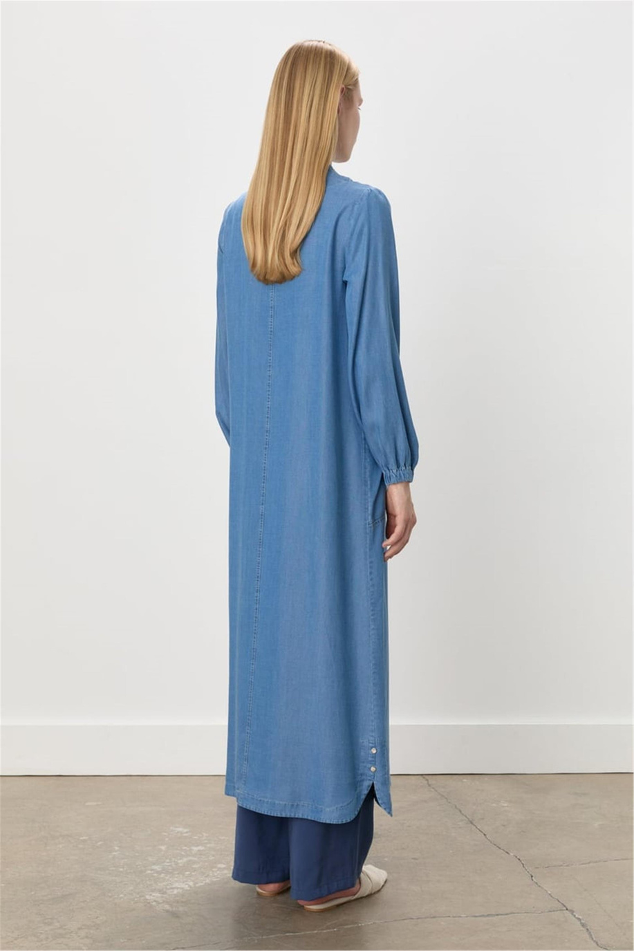 Nihan Pardösü Buz Mavi - 251GY5018NH.1