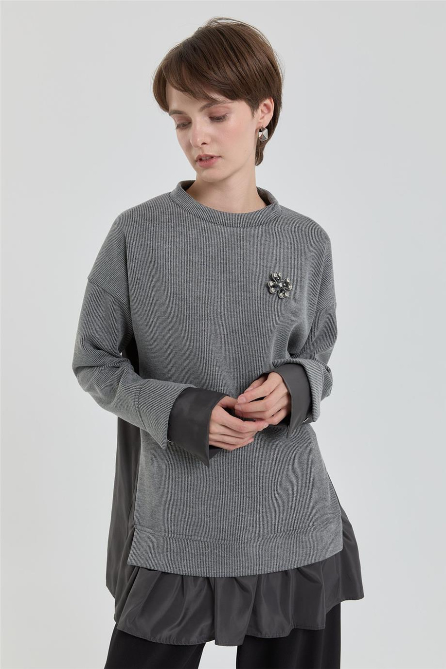 Nihan Tunik Gri - 252TN3015NH.1