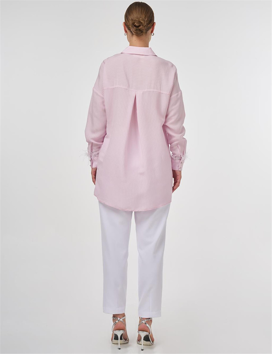 Otrişli Modal Tunik Pembe