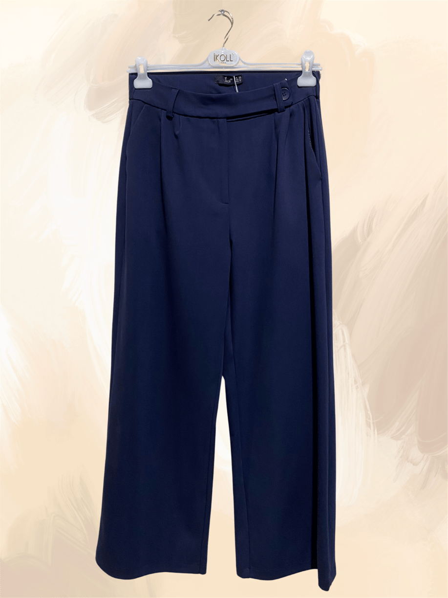 Palazzo Viscon Lacivert Pantolon