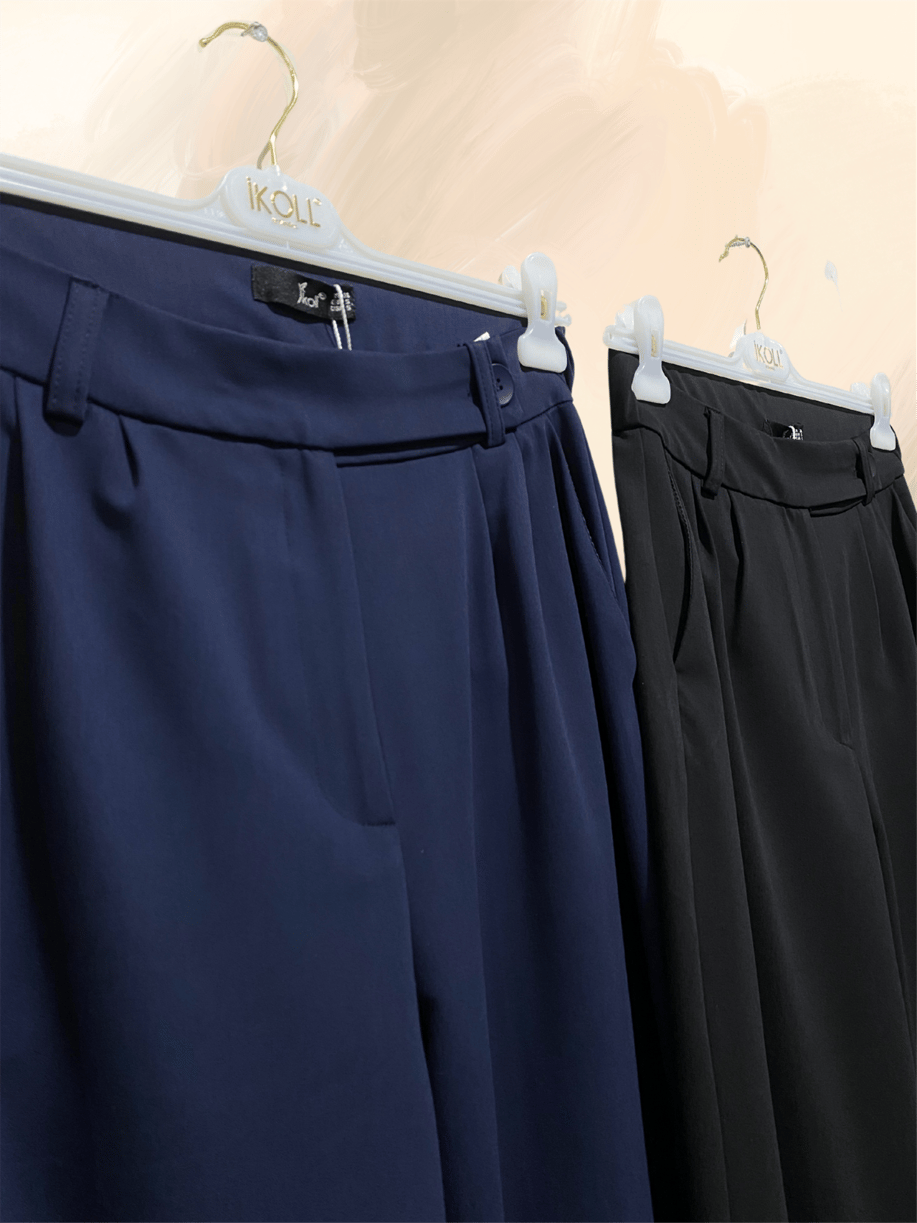 Palazzo Viscon Lacivert Pantolon