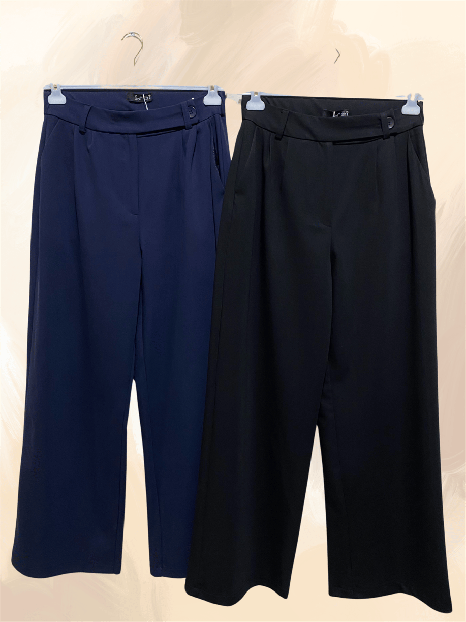 Palazzo Viscon Lacivert Pantolon