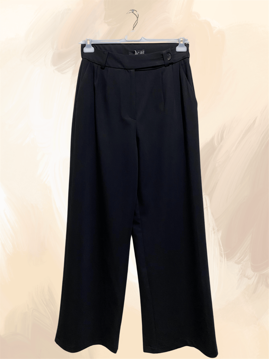 Palazzo Viscon Siyah Pantolon