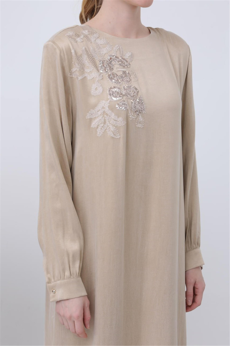 Puane Abiye Bej - 25YP12597