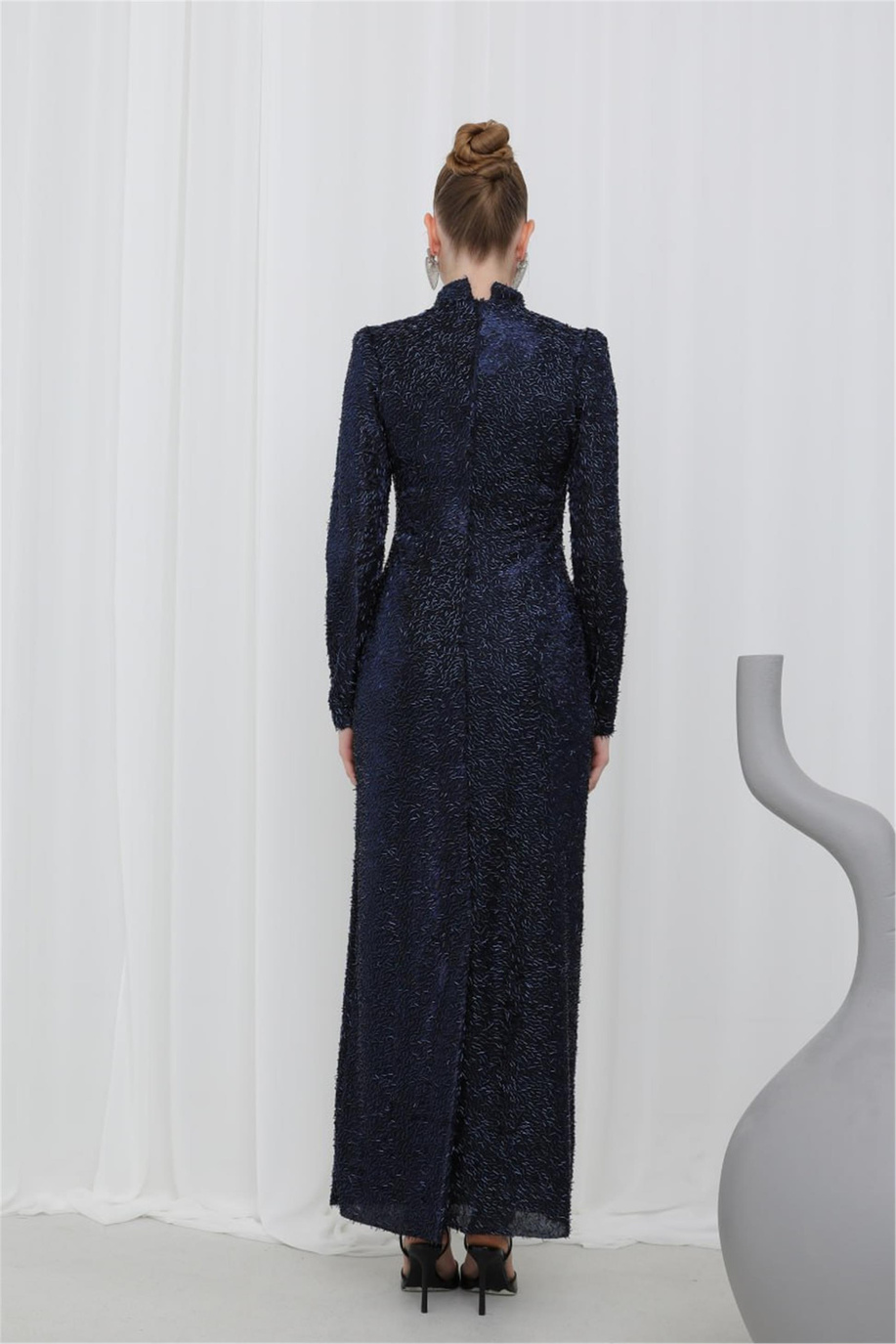 Puane Abiye Navy - 25YP17017