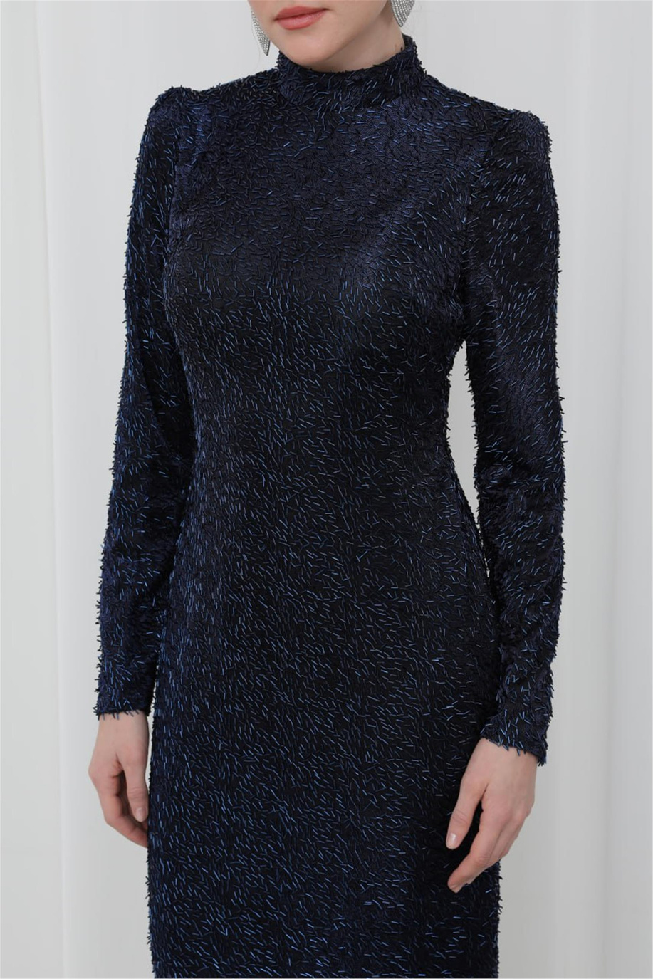 Puane Abiye Navy - 25YP17017