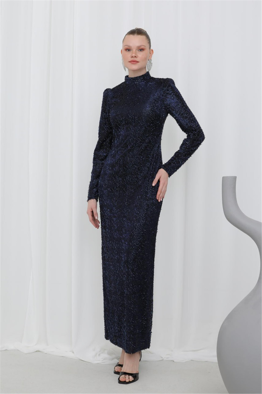 Puane Abiye Navy - 25YP17017