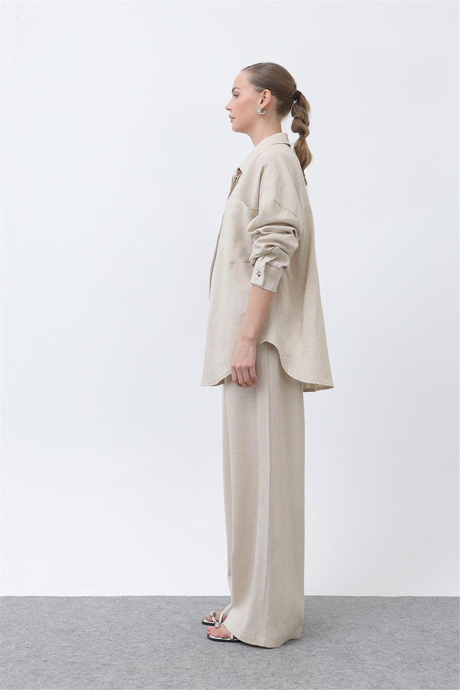 Puane Bej Gömlek - 25YP32307