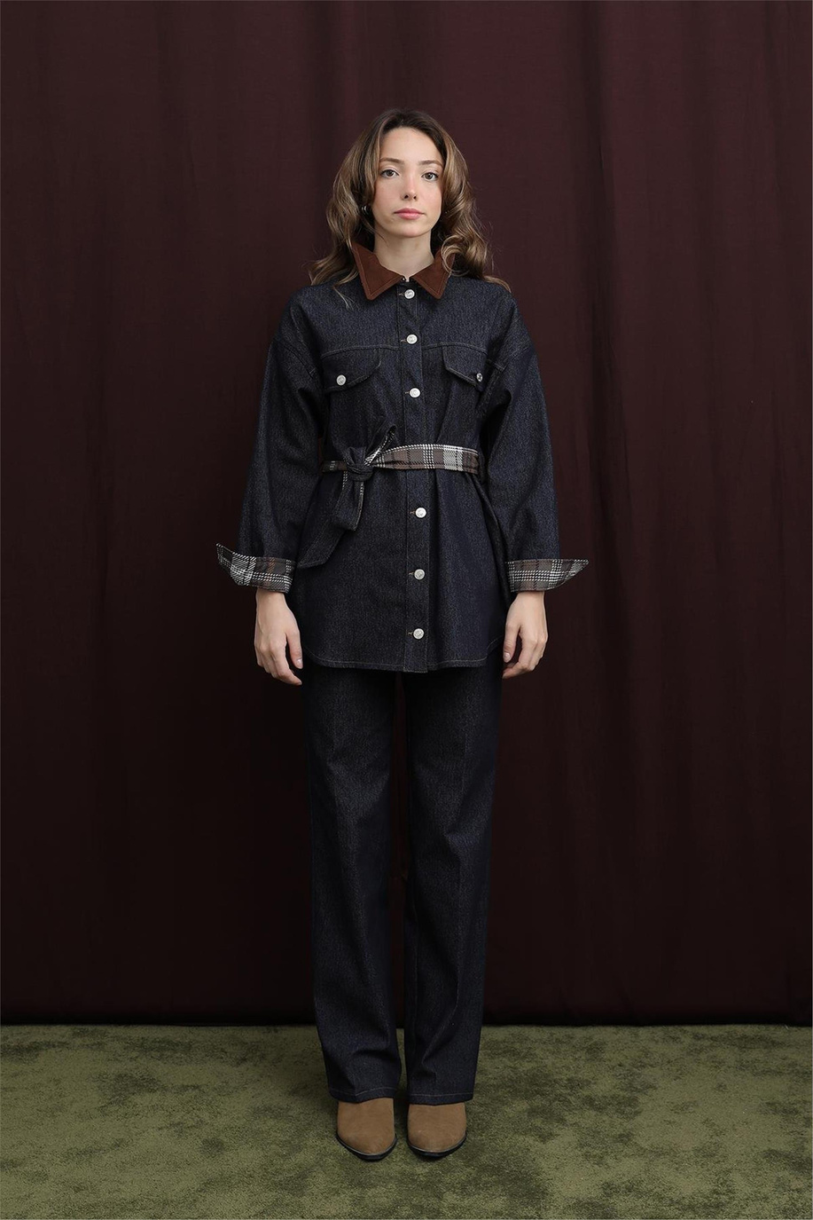 Puane Ceket Navy - 25KP32413