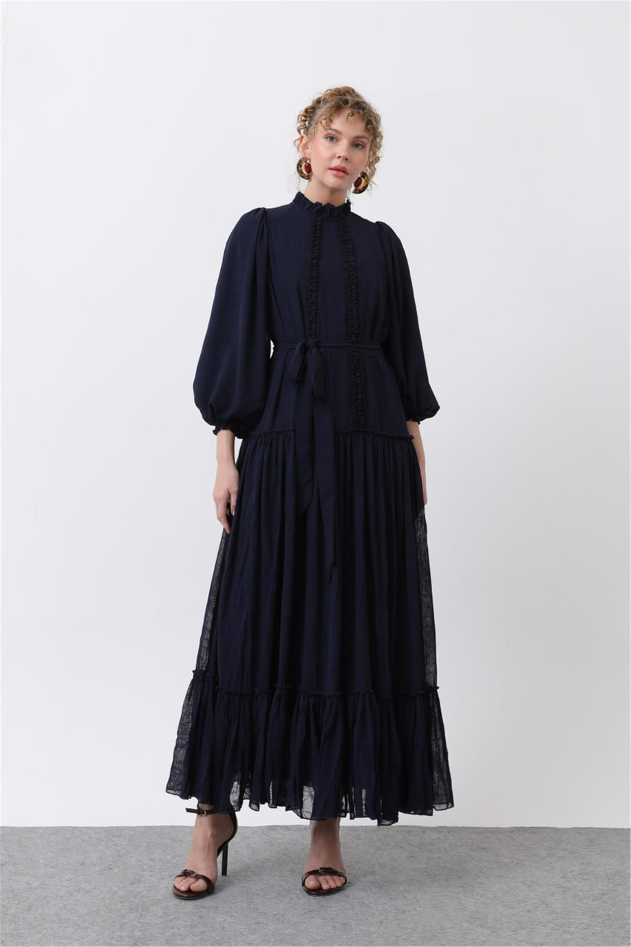 Puane Elbise 25YP12617 Navy