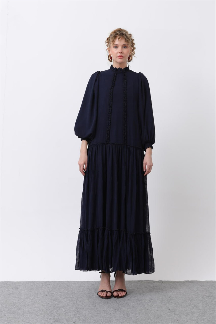 Puane Elbise 25YP12617 Navy