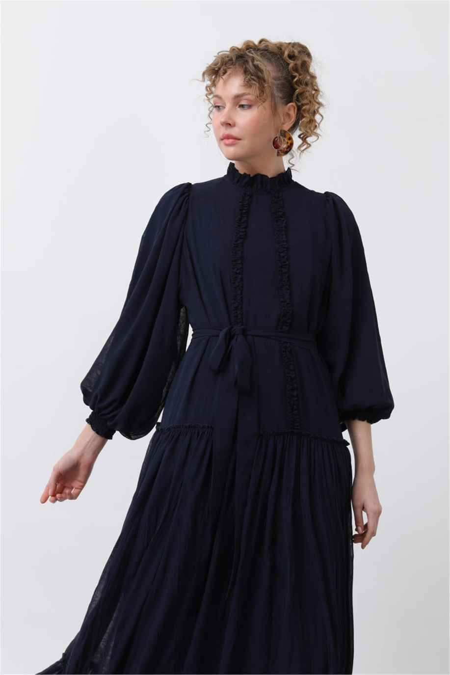 Puane Elbise 25YP12617 Navy