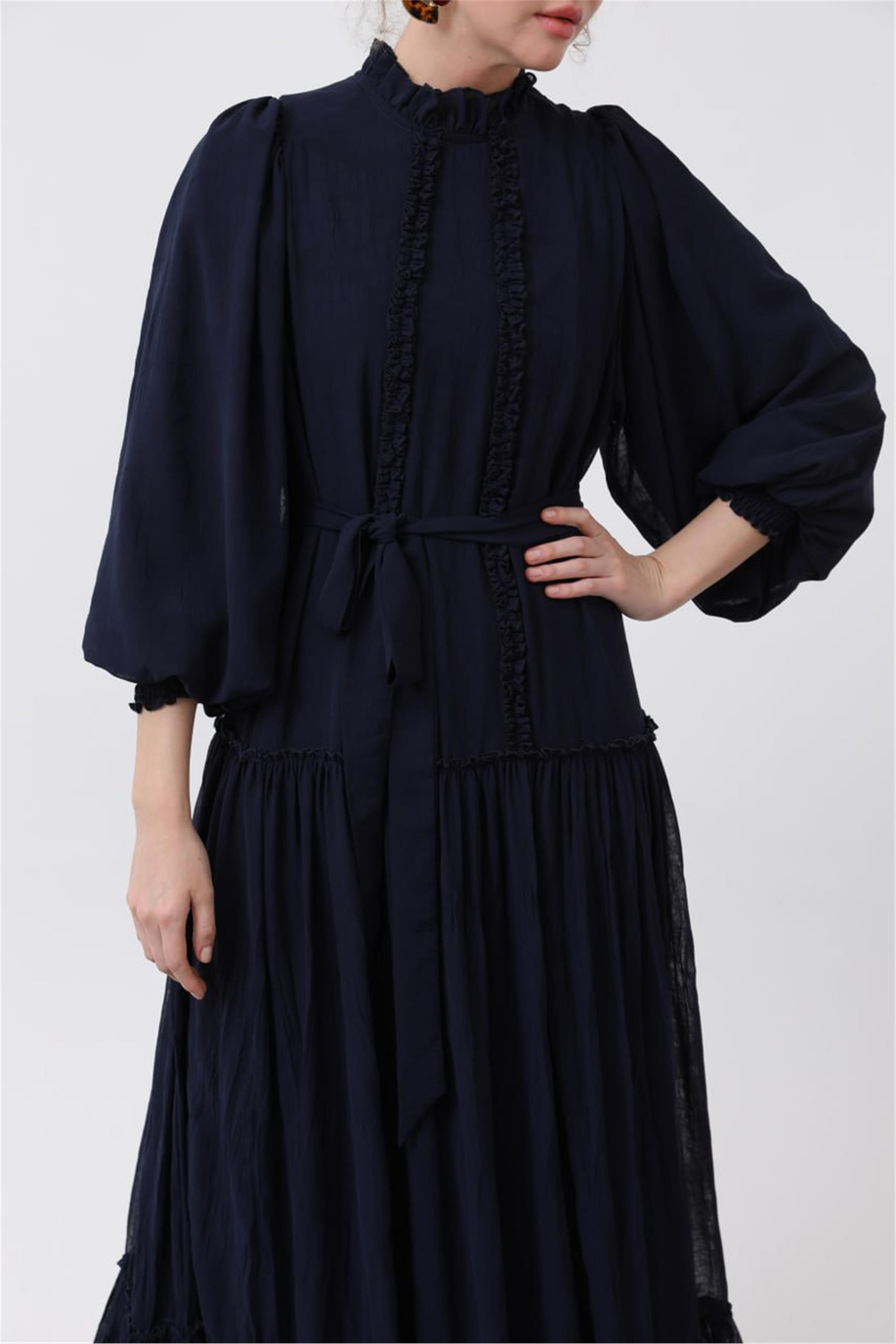 Puane Elbise 25YP12617 Navy