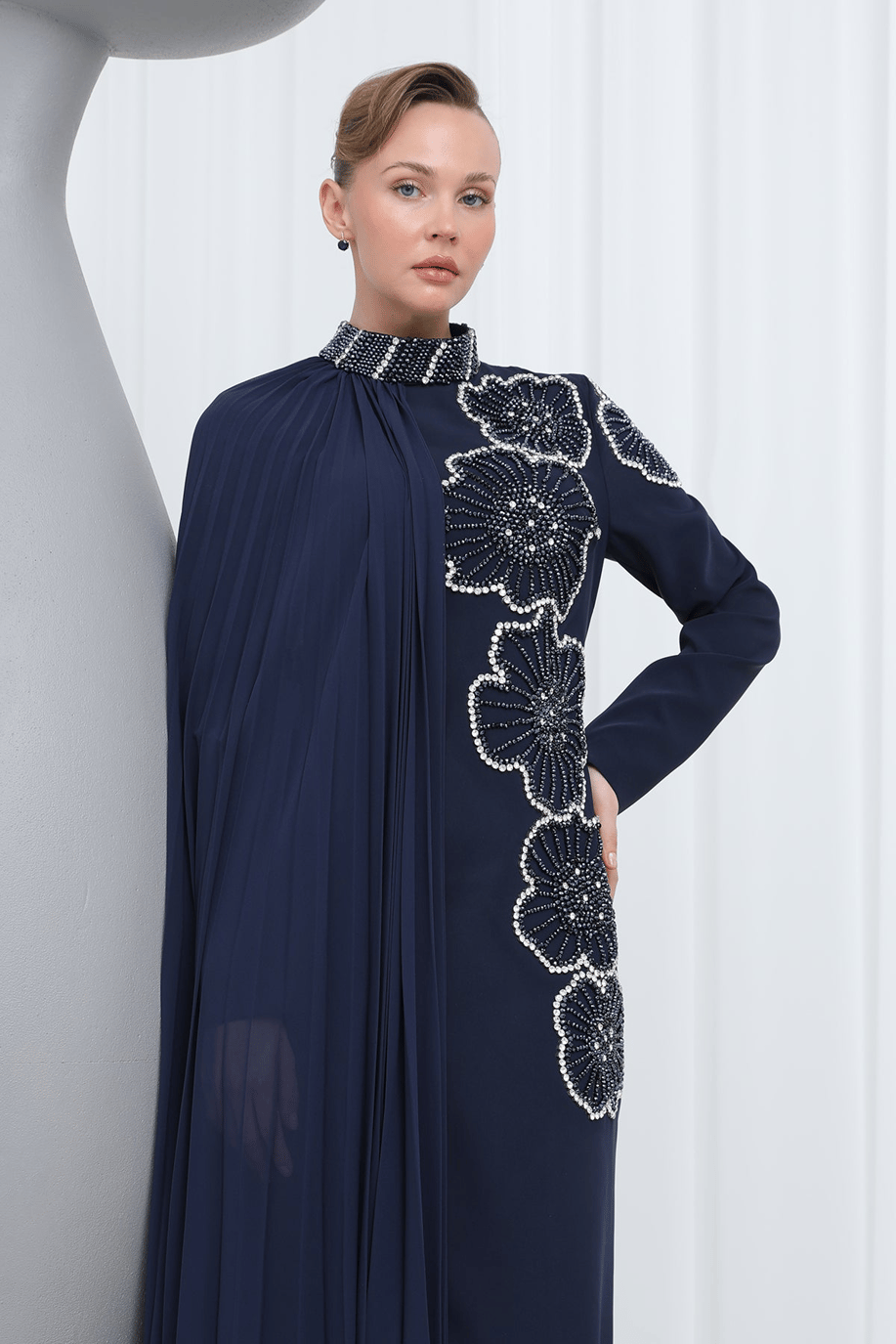 Puane Elbise 25YP17013 Navy