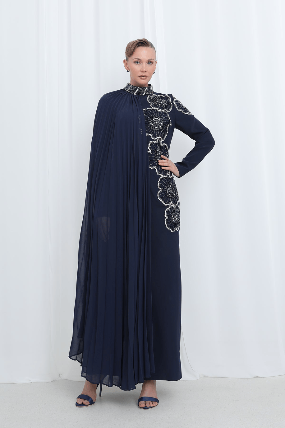 Puane Elbise 25YP17013 Navy