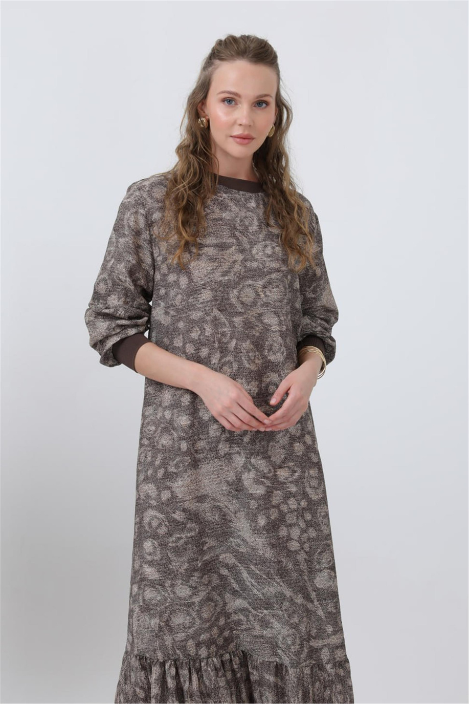 Puane Kahve 25Yp12604 Elbise