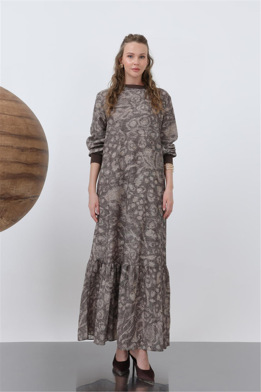 Puane Kahve 25Yp12604 Elbise