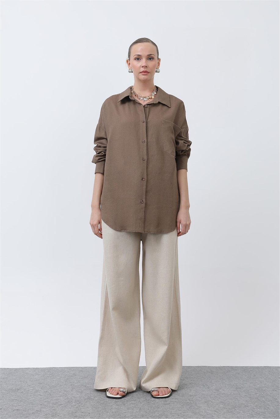 Puane Kahve Gömlek - 25YP32307