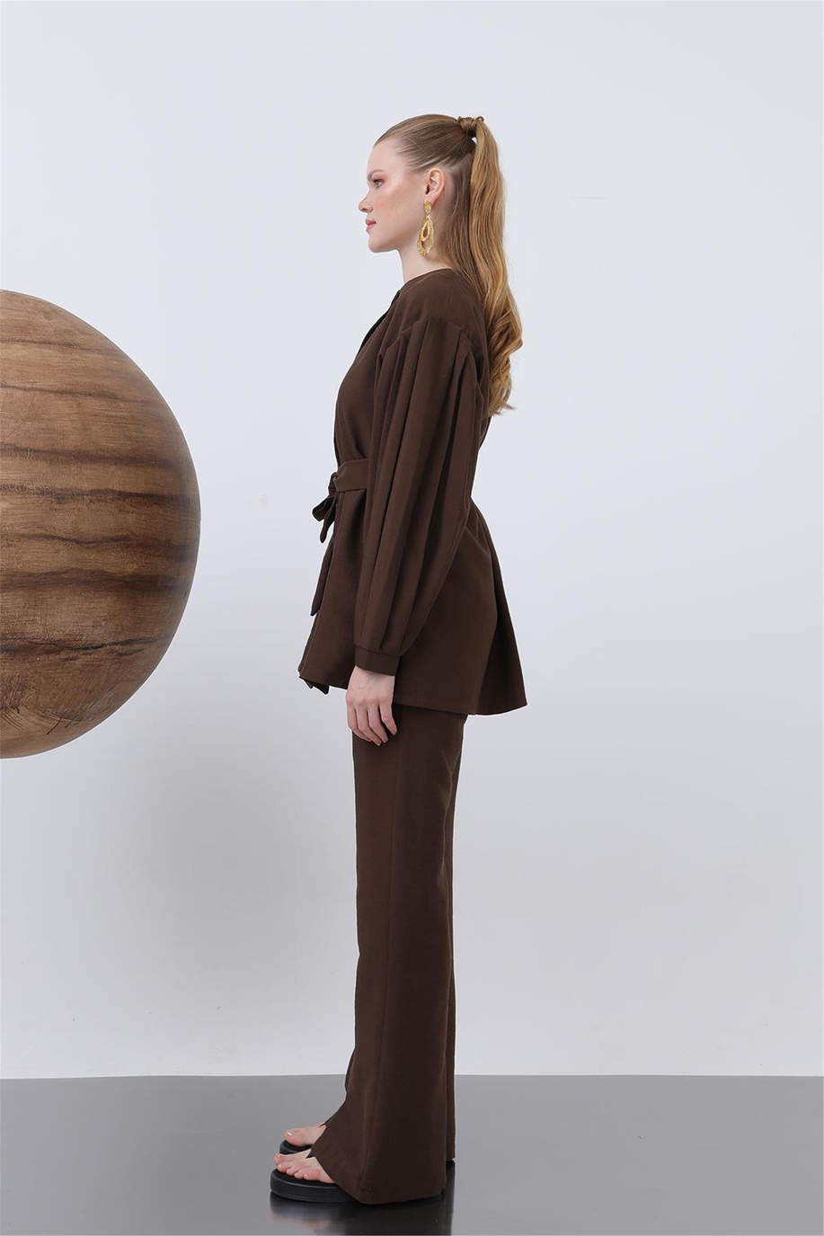 Puane Kahve Takım - 25YP20636