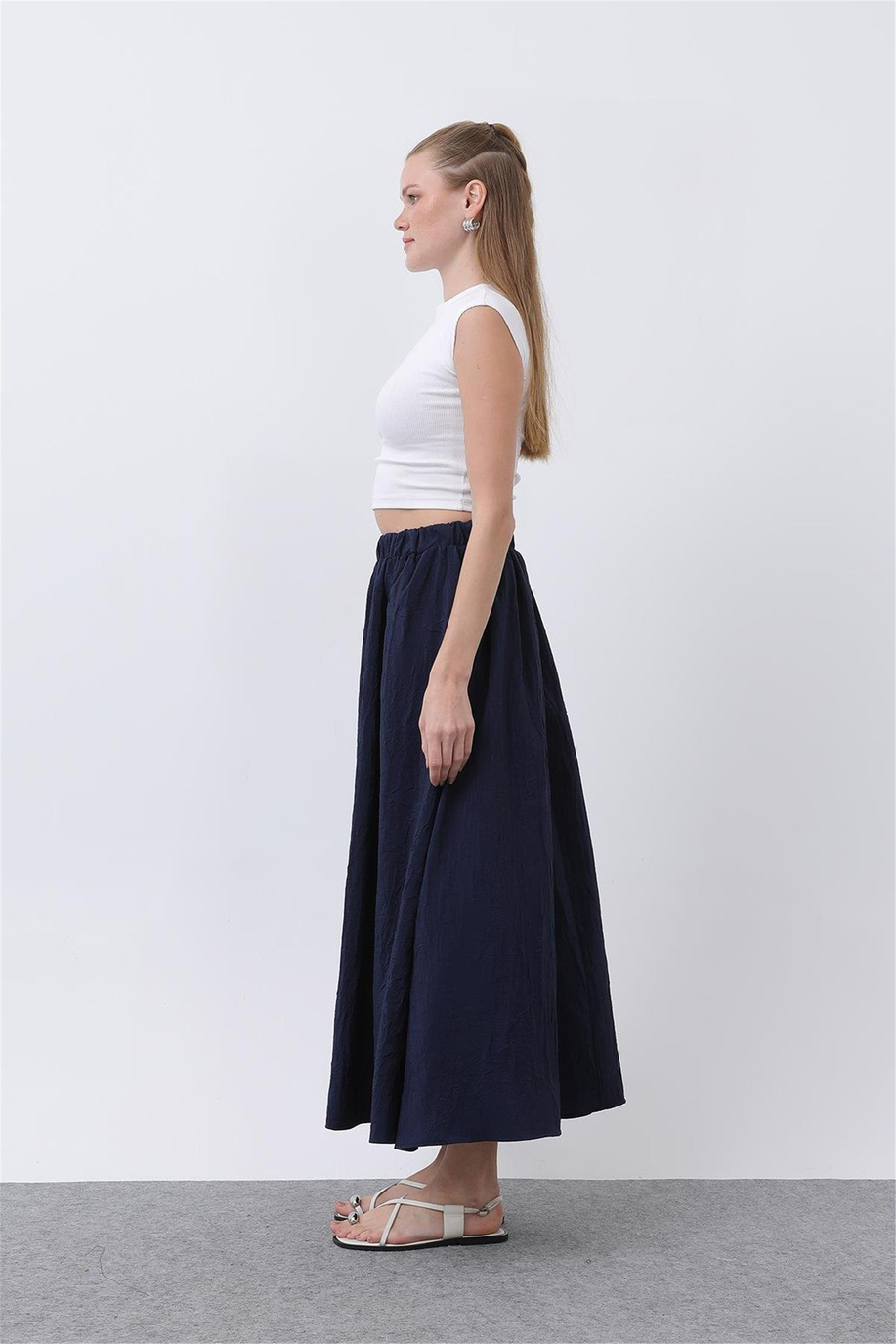 Puane Navy Etek - 25YP32335