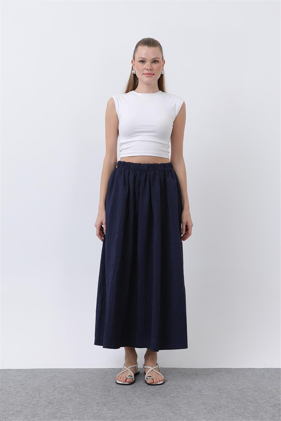 Puane Navy Etek - 25YP32335