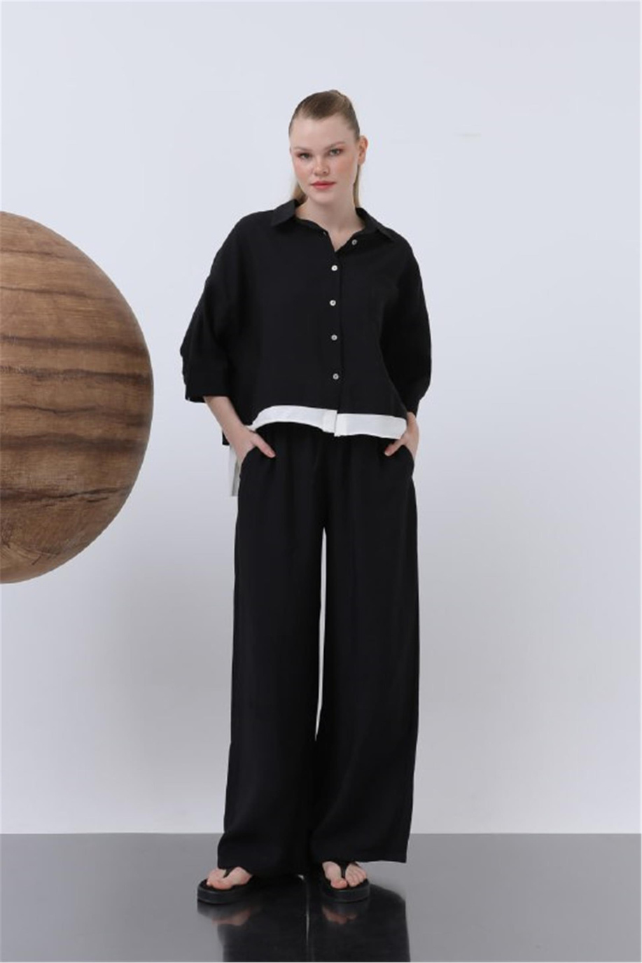 Puane Pantolon Siyah 25YP32206