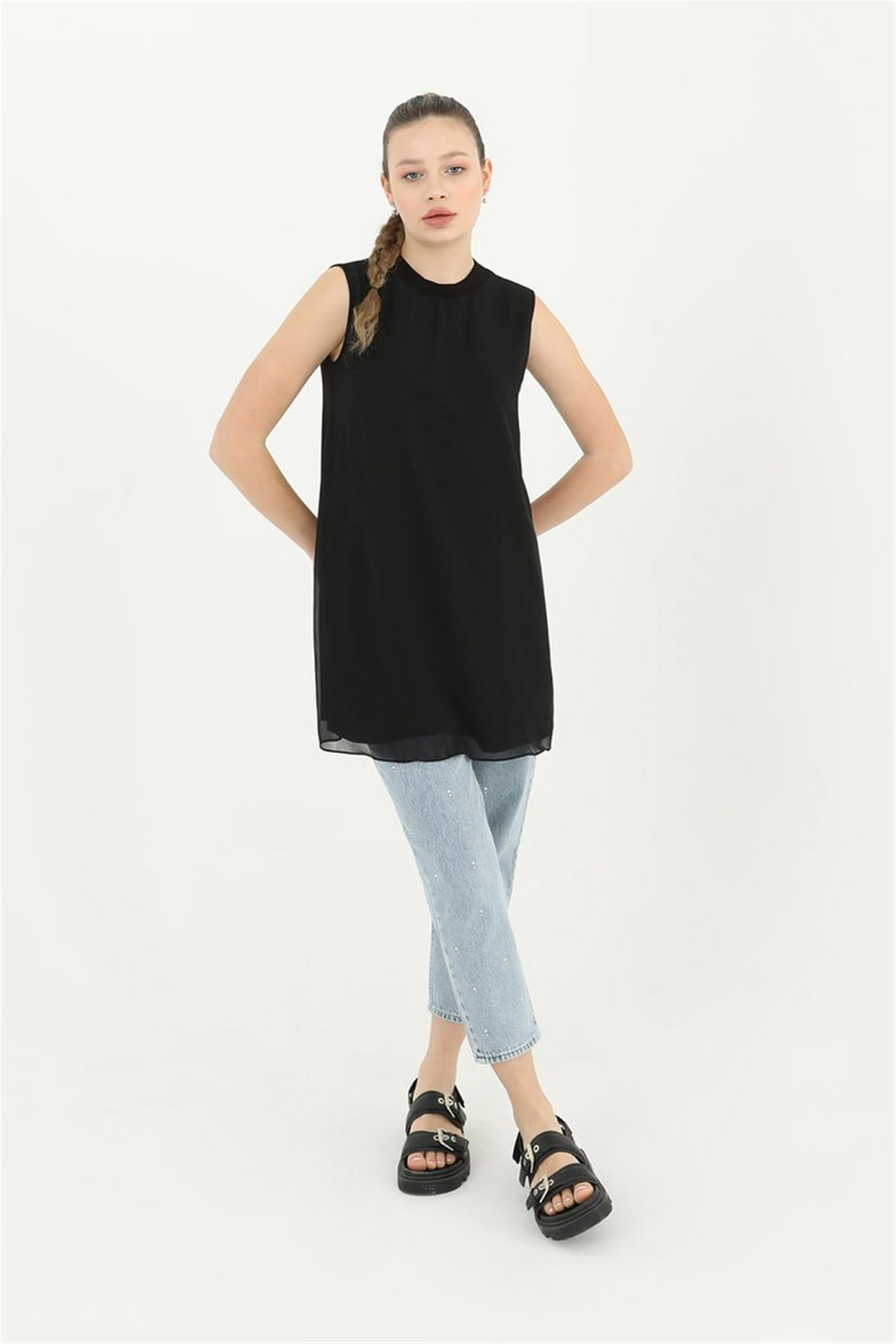 Puane Siyah 25Yp10270 Tunik