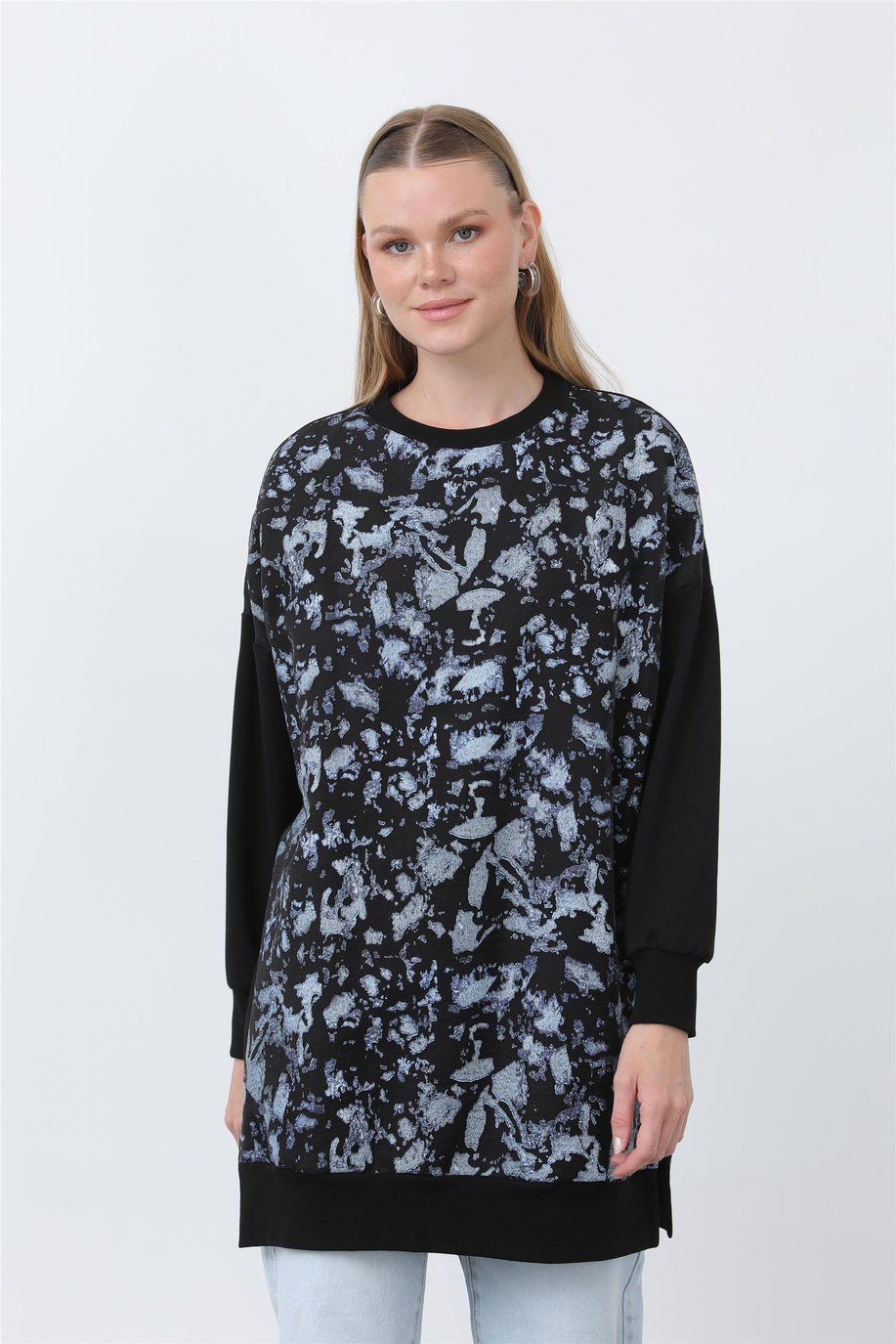 Puane Siyah Tunik - 25YP10667