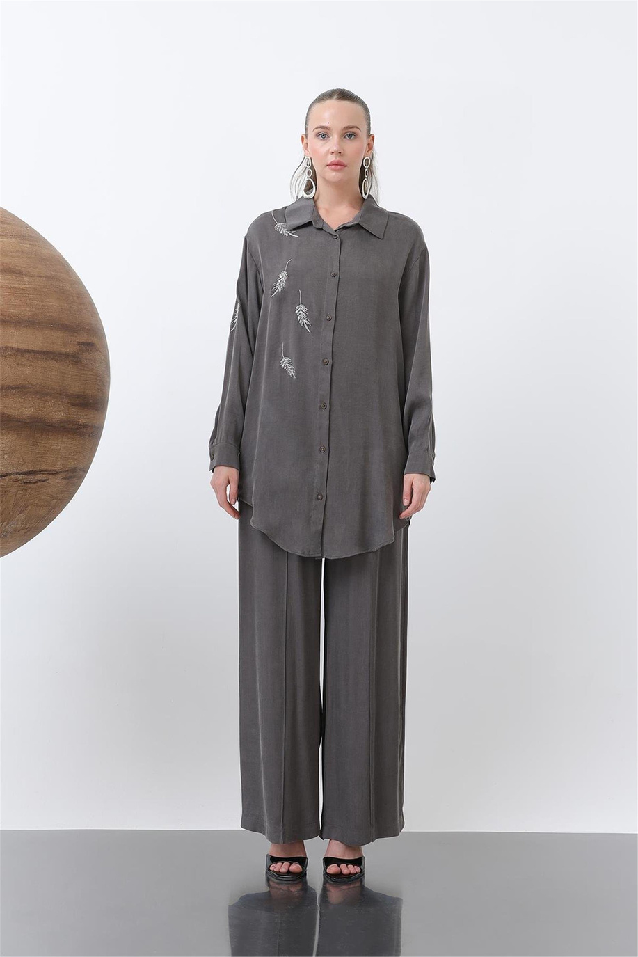 Puane Tunik Antrasit - 25YP10621