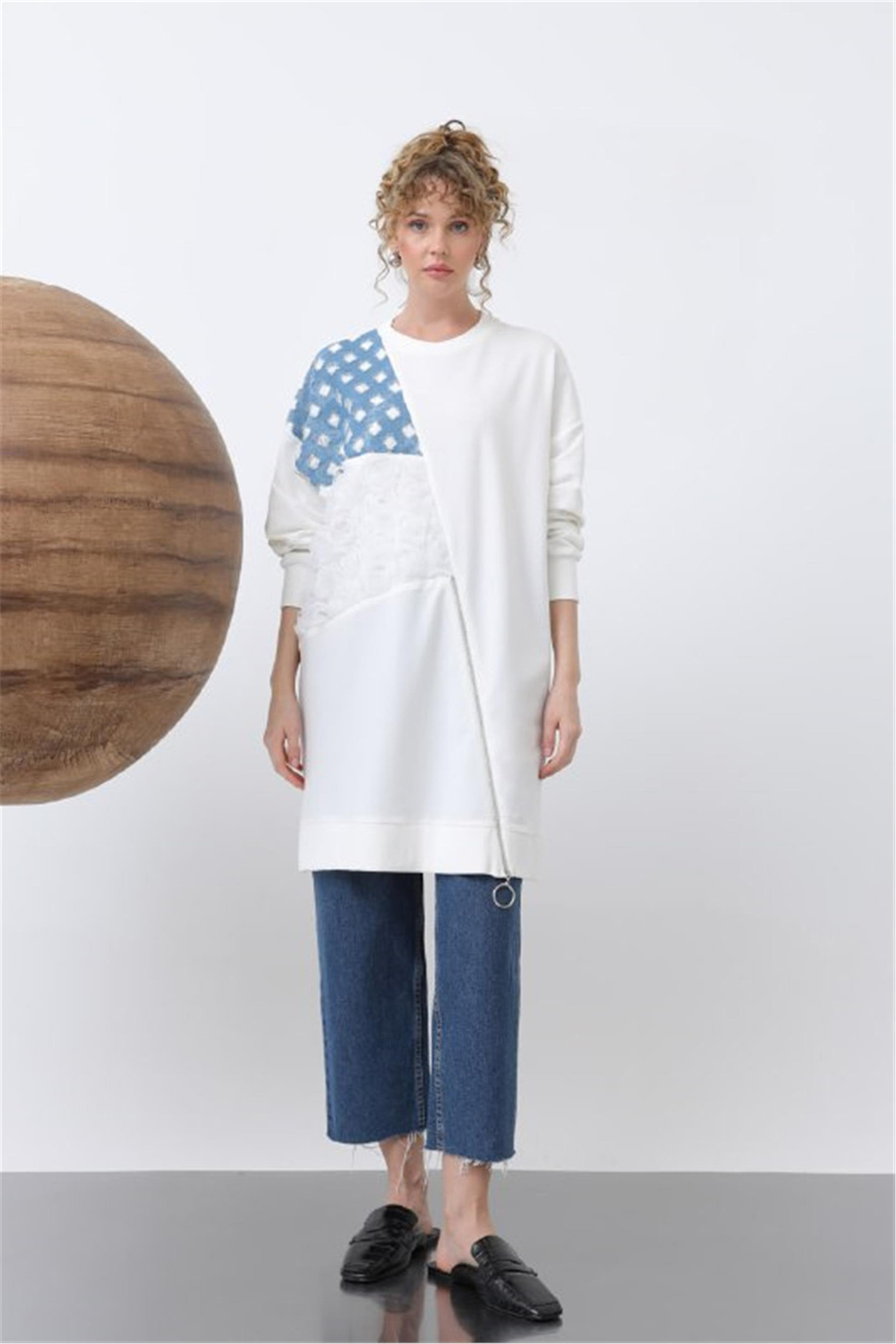 Puane Tunik Ekru 25YP10623